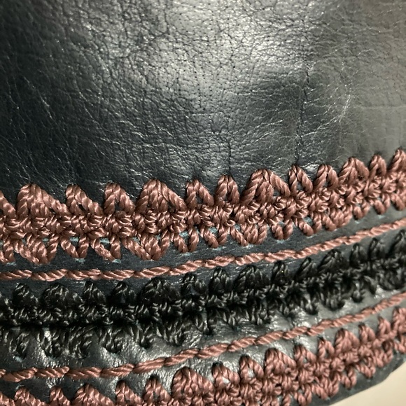 **SOLD** The Sak Drawstring Bucket Bag Black - Picture 5 of 8